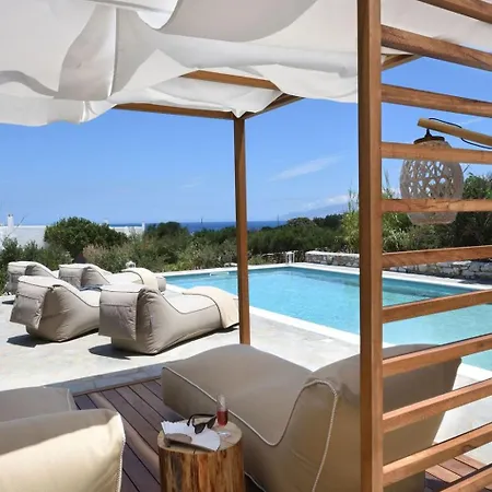 Villa Executive Paros 4 Bedrooms Island Spirit Amazing Sea Views&private Pool Ampelas *