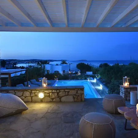 Villa Executive Paros 4 Bedrooms Island Spirit Amazing Sea Views&private Pool Ampelas
