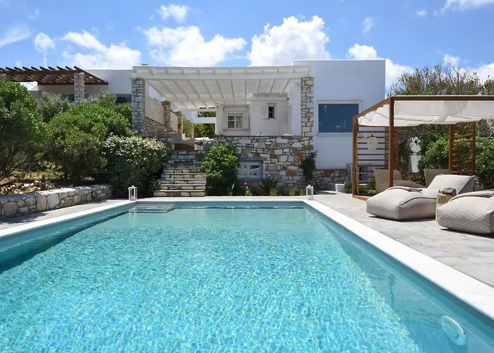 Executive Paros 4 Bedrooms Island Spirit Amazing Sea Views&private Pool Ampelas Villa Isterni (Paros)