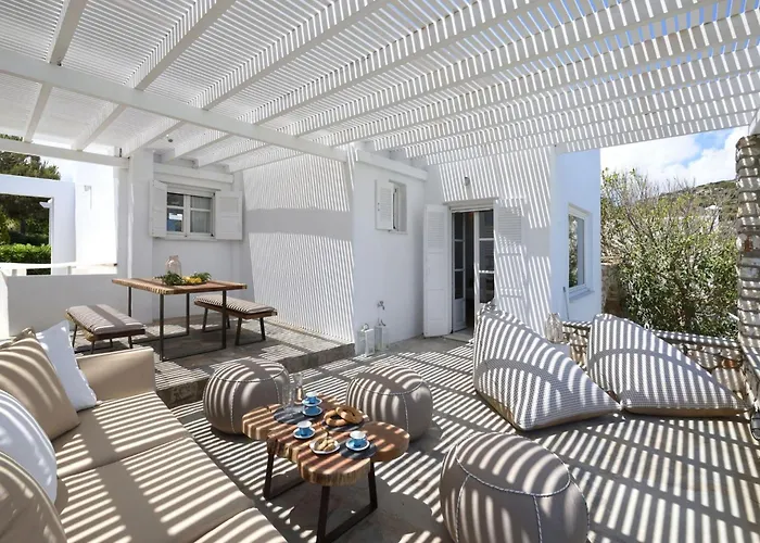 Executive Paros 4 Bedrooms Island Spirit Amazing Sea Views&private Pool Ampelas Villa *